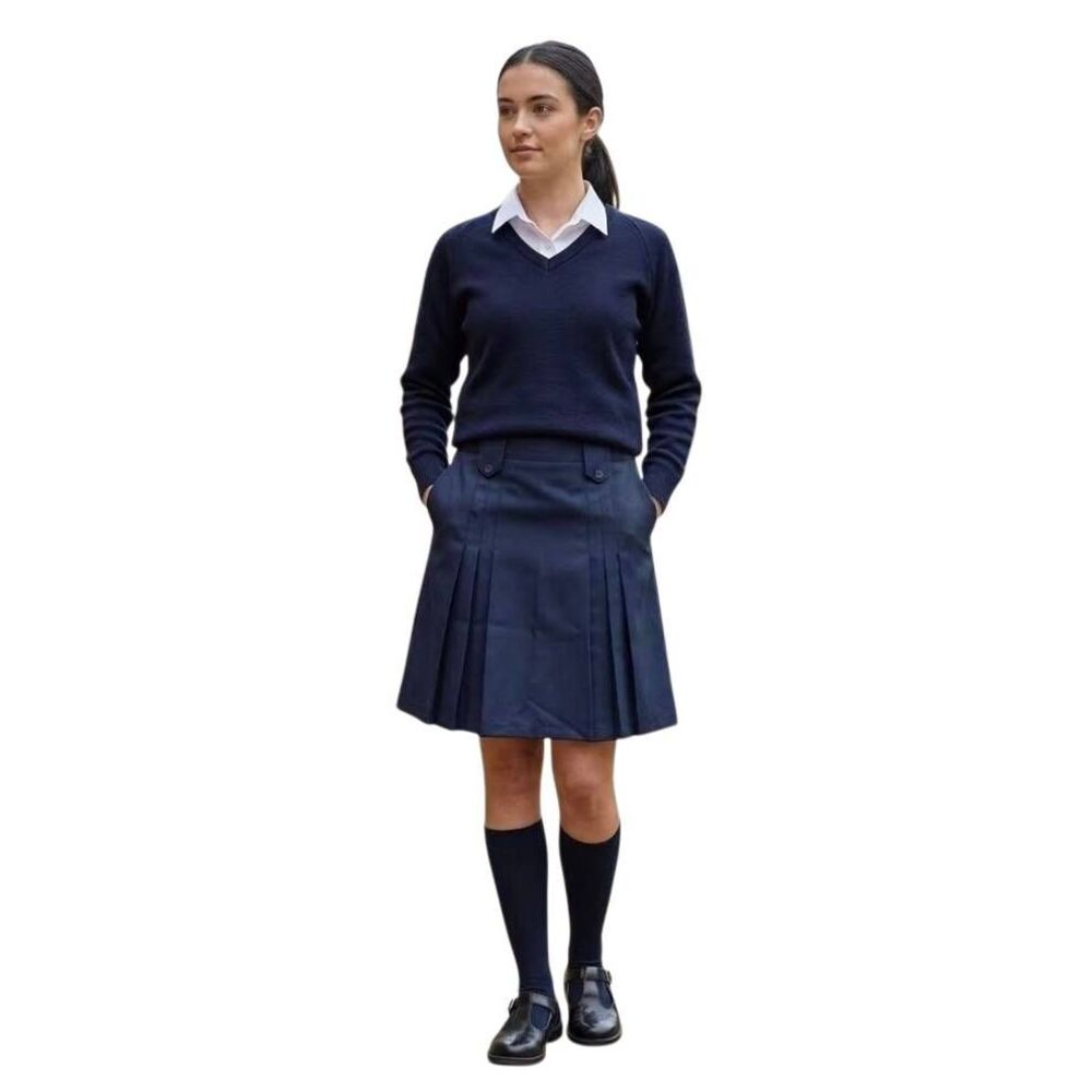 French Toast Girls Navy Blue Pleated School Uniform Skirt NWT Size 18